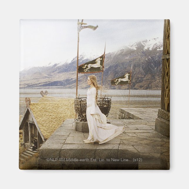 Eowyn on Castle Steps Magnet (Framsidan)