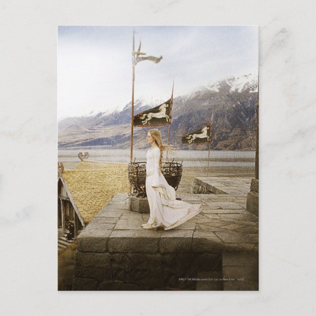 Eowyn on Castle Steps Vykort (Framsida)