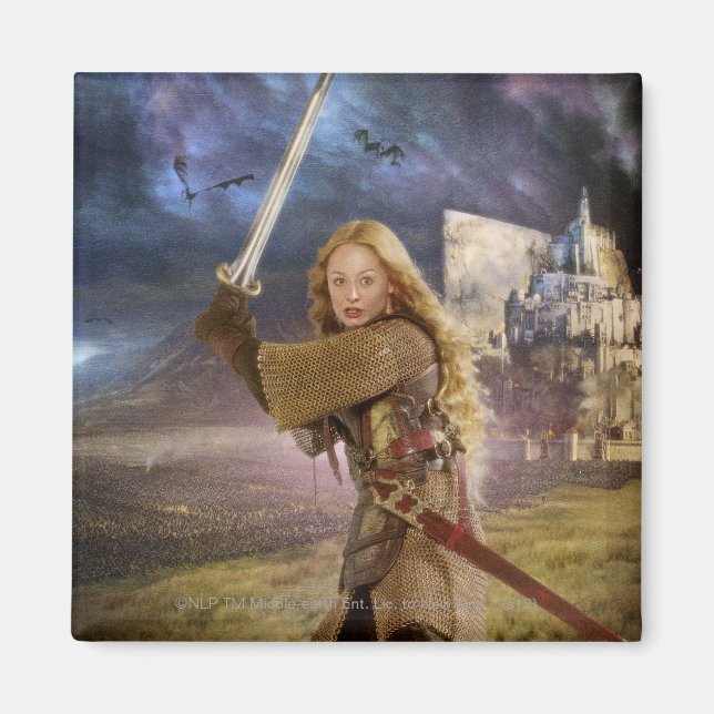 Eowyn Raises Sword Magnet (Framsidan)
