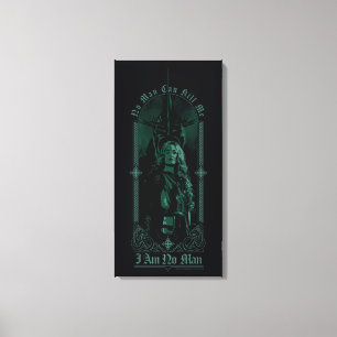 Éowyn Vs SAURON™ "Jag är ingen man" Rohan Grafik Canvastryck