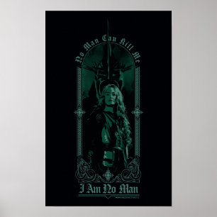 Éowyn Vs SAURON™ "Jag är ingen man" Rohan Grafik Poster