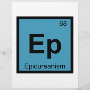 Ep - Epikurism Filosofi Kemi Symbol
