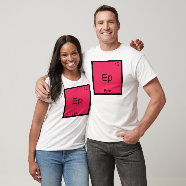 Ep - Episk Rollig Kemielement Symbol T-Shirt (Unisex)
