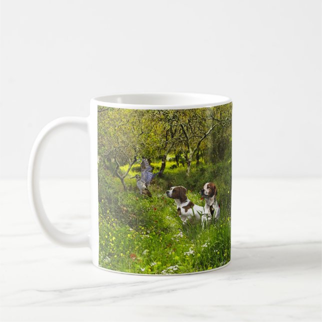 Epagneul Breton, Bretagne Spanska Kaffemugg (Vänster)