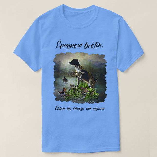 Epagneul Breton T Shirt (Design framsida)