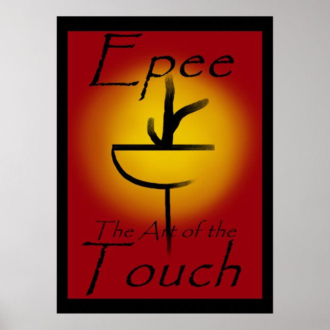 Epee Art of the Touch Print Poster (Framsidan)