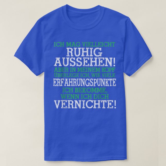 Eperipoints Videospel - roligt spelspel Gam T Shirt (Design framsida)