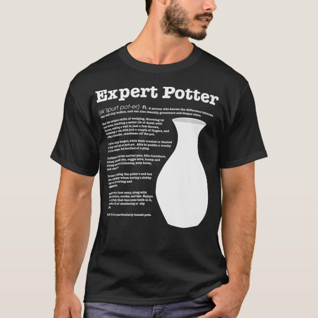 Epert-Potterna har definierat det finstilta potter T Shirt (Framsida)