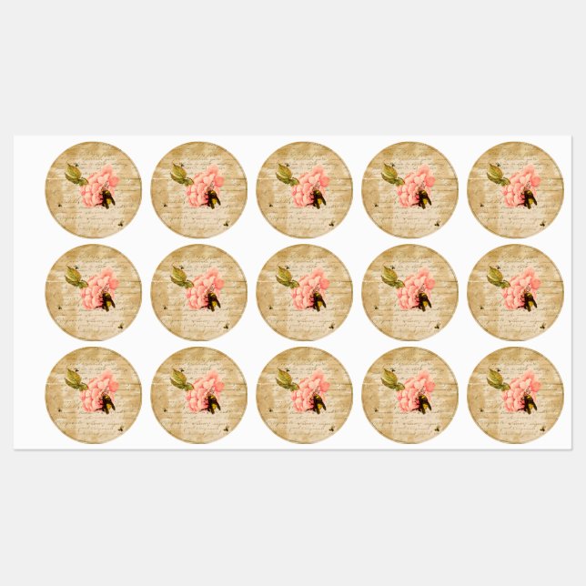 Ephemera Bee Klistermärke (Ark)