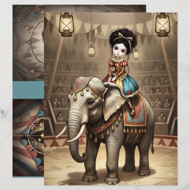 Ephemera Dark Circus Doll (Fram/baksida)