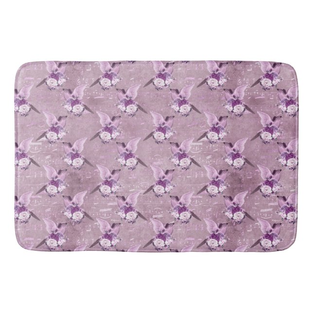 Ephemera Lavendar Papper Series Design 10 Badrumsmatta (Framsidan)