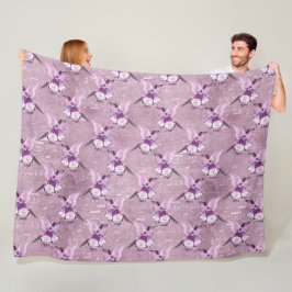 Ephemera Lavendar Papper Series Design 10 Fleecefilt