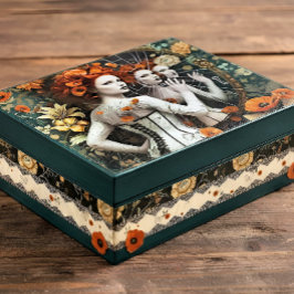 Ephemera Sheet - Dark Gothic Woman Inbjudningar