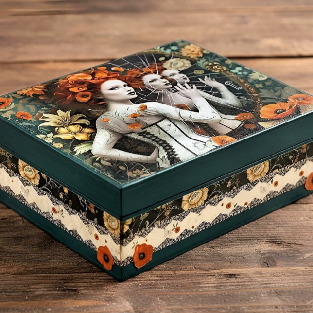 Ephemera Sheet - Dark Gothic Woman Inbjudningar (Skapare uppladdad)