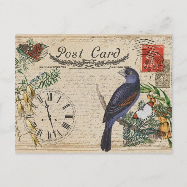 EPHEMERA VINTAGE POSTCARD VYKORT (Framsida)