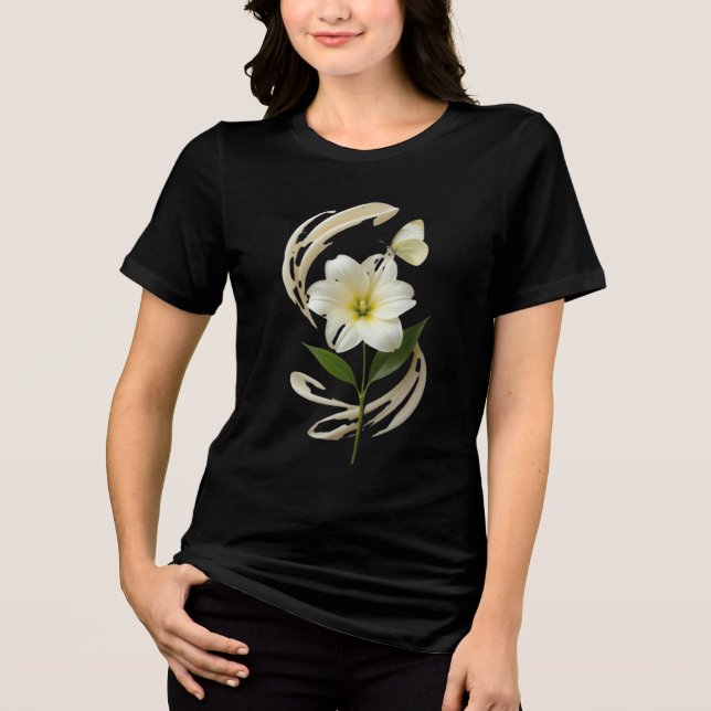 Ephemeral Grace Bloom and Drift Delicate Balance N T Shirt (Framsida)