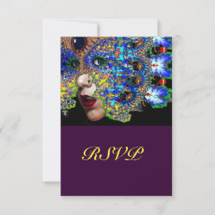 EPHEMERAL Mardi Gras MasqueraBoll Osa Kort