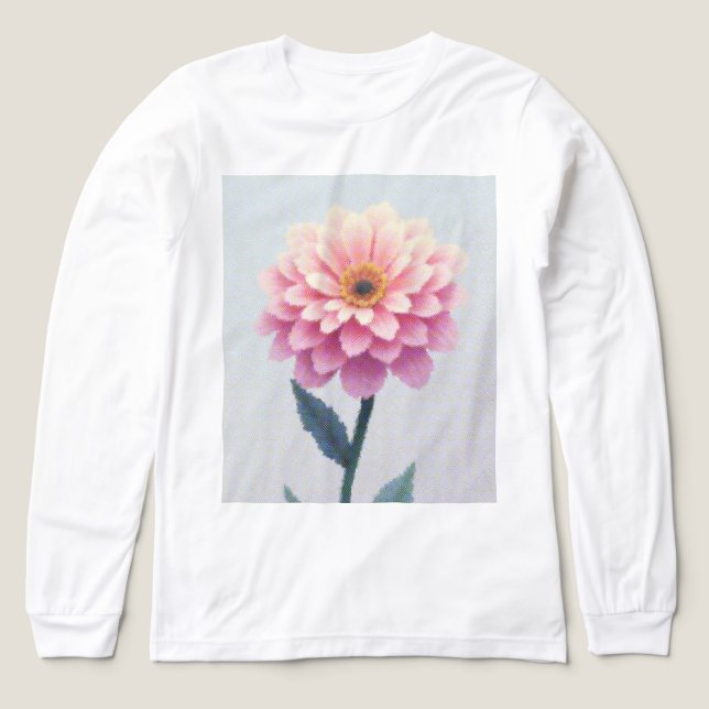Ephemeral Petal Sketch T Shirt (Design framsida)