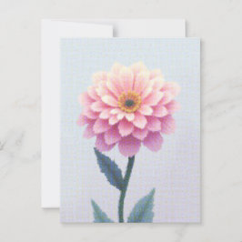 Ephemeral Petal Sketch Vykort