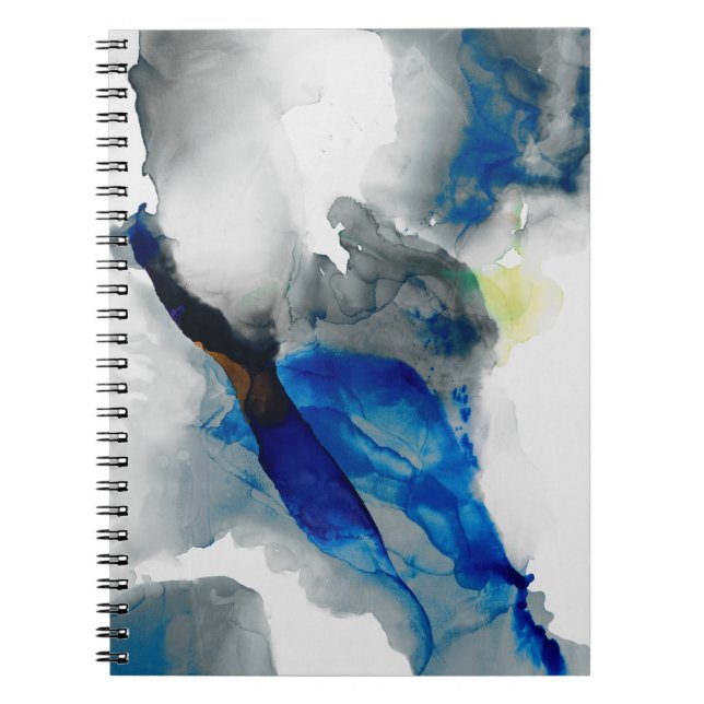 Ephemerala - blå och Grått Anteckningsbok (Framsidan)