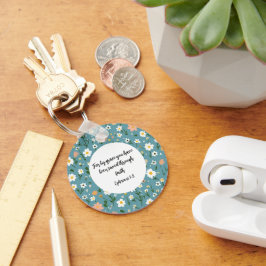 Ephesians 2:8 Christian keychain Nyckelring