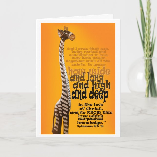 Ephesians 3:17 - 19 kort (Framsida)