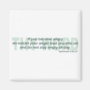 Ephesians 4:26 - 27 magnet