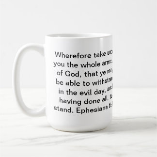Ephesians 6:13 kaffemugg