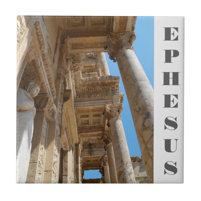 Ephesus belägger med tegel kakelplatta (Framsidan)