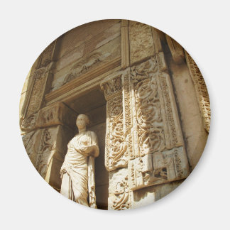 Ephesus Turkey - Celsius bibliotek vid Ephesus Magnet