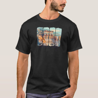 Ephesus Turkey Travel Brushstroke Ephesus Souvenir T Shirt