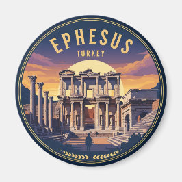 Ephesus Turkey Travel Magnet