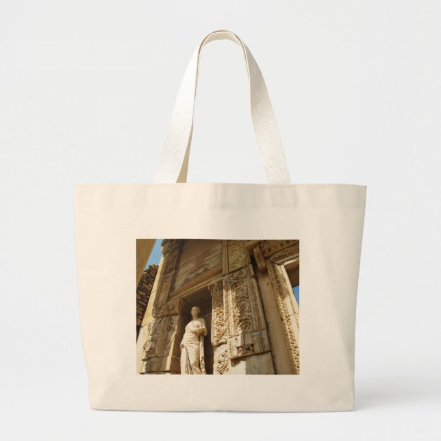 Ephesus Turkiet - celsiust bibliotek på Ephesus Jumbo Tygkasse (Framsidan)