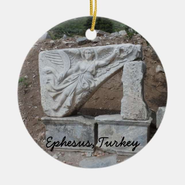 Ephesus Turkiet Julgransprydnad Keramik (Framsidan)