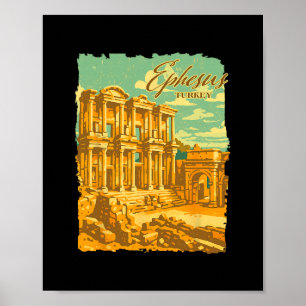 Ephesus Turkiet Resa Tripp Möt Mig I Efesos S Poster