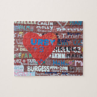 Ephraim Door County härdade gallerigrafitti Puzze Pussel