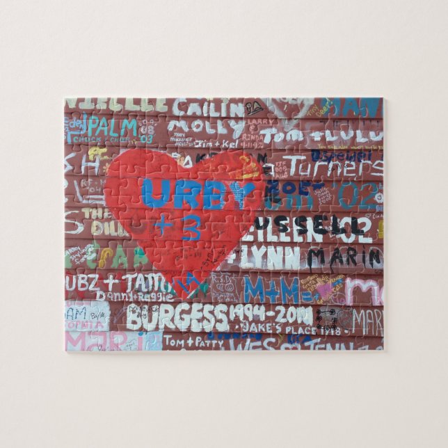 Ephraim Door County härdade gallerigrafitti Puzze Pussel (Horisontell)