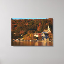 Ephraim, Wisconsin vid Sunset Canvas Gallery Wrap