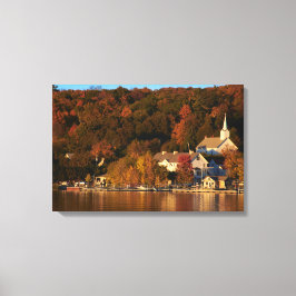 Ephraim, Wisconsin vid Sunset Canvas Gallery Wrap