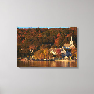 Ephraim, Wisconsin vid Sunset Canvas Gallery Wrap