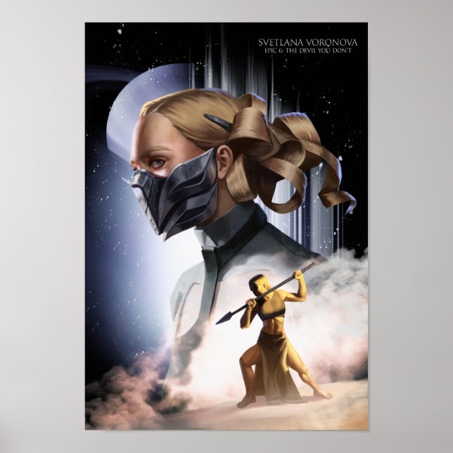 "Epic 6: Djävulen du inte" Svetlana Skriv ut Poster (Framsidan)