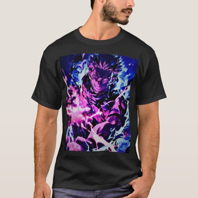 "Epic Anime Art: Namnteckning Print Tee" T Shirt (Framsida)