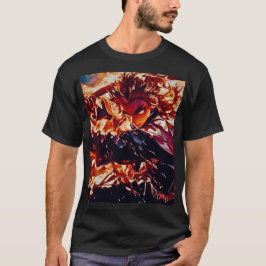 "Epic Anime Art: Namnteckning Print Tee" T Shirt