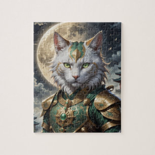 Epic Armored Cat Warrior Pussel