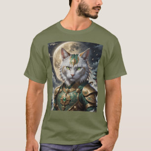 Epic Armored Cat Warrior T Shirt