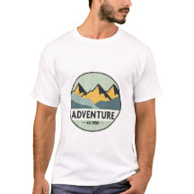 Epic Äventyr Awaits - Fet Mountain Graphic T-Sh