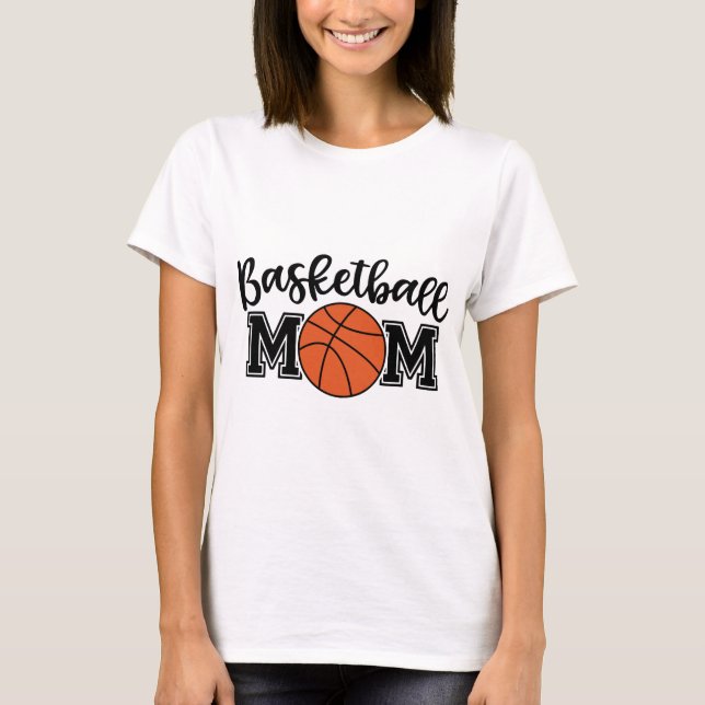 Epic Basketball Mamma T Shirt (Framsida)