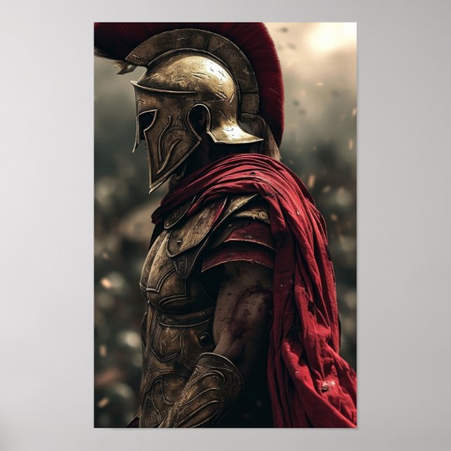 Epic Battle av de 300 Poster spartanerna (Framsidan)