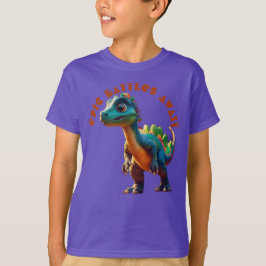 Epic Battles Await: Dinosaur Äventyr T Shirt
