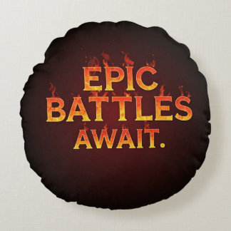 Epic Battles Await Rund Kudde